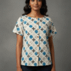 Aaroma - Pure Cotton Printed Long Top