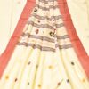 Gharani - Pure Cotton Tant Saree in Off-White