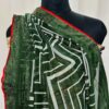 Torsa - Chiffon Saree in Sap Green colour