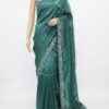 Aarti - Fancy Shimmer Saree with embelished border