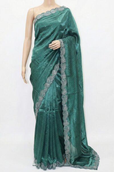 Aarti - Fancy Shimmer Saree with embelished border