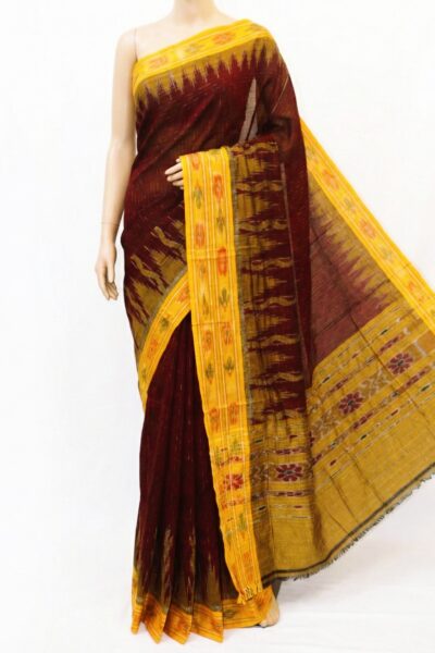 Charukeshi   - Pure Cotton Sambalpuri Ikkat Katki design