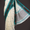 Riva - Pure Handloom Cotton Saree in White