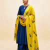 Vaishali - Hand Painted Muga Silk Dupatta