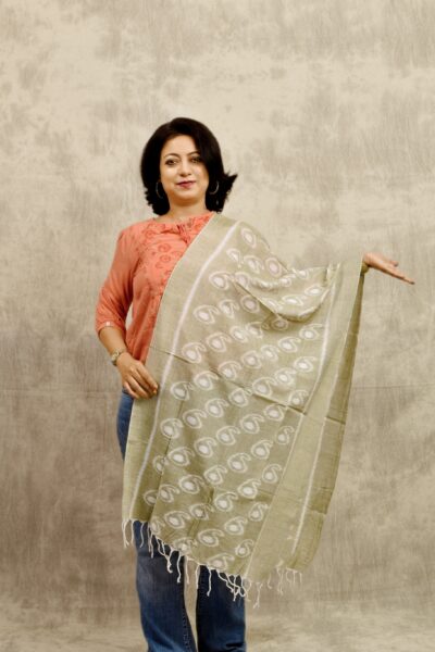 Joyee - Pure Cotton Ikkat Stole