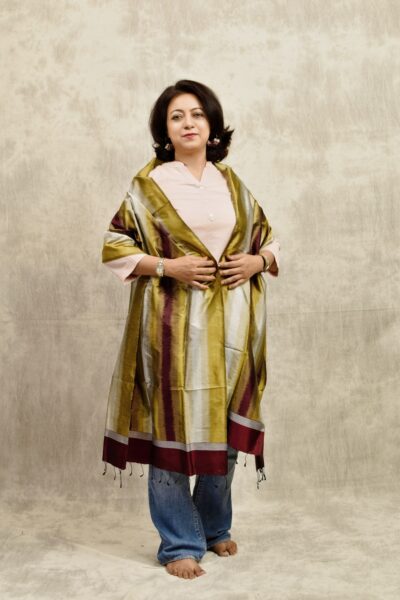 Ruhi - Ikkat Weave Stole