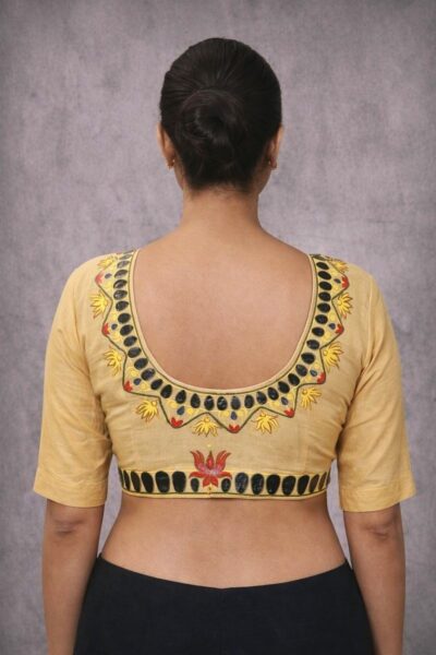 Angana - Cotton Hand Painted Blouse