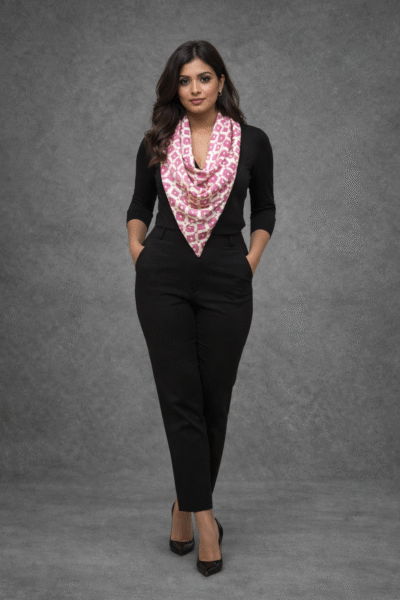 Ellora - Satin Batik Prints Scarf