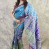Paromita - Gujrati Stitch Saree in Dual Tone