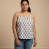 Alia White - Pure Cotton Ethnic Strappy Top