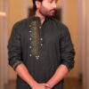 Priyam - Men's Hand-embroideried Cotton Long Kurta