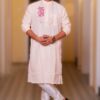 Shourya - Men's Hand-embroideried Cotton Long Kurta